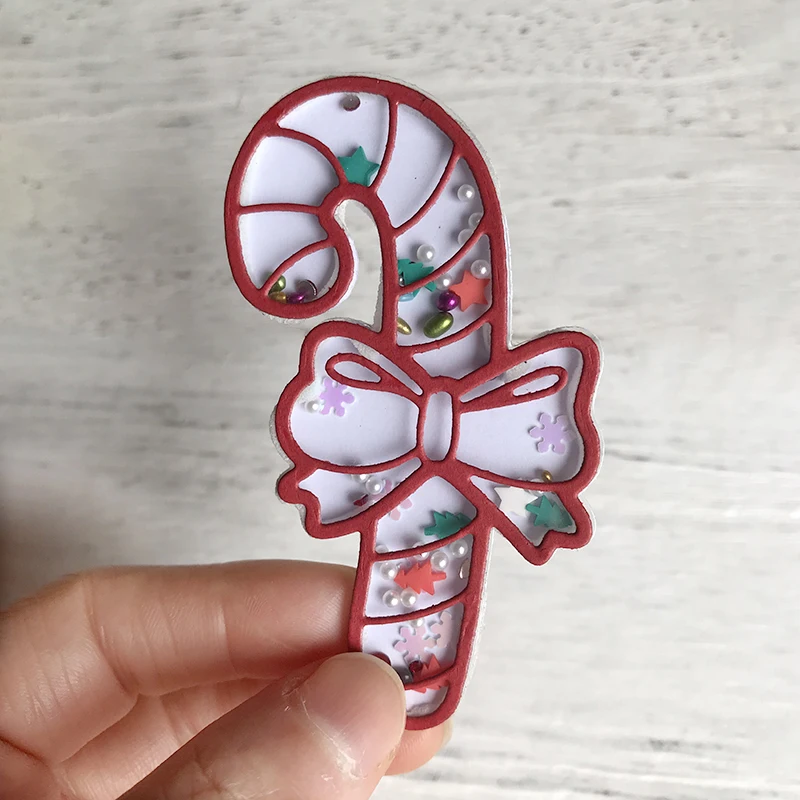 Merry Christmas Candy Shaker Metal cutting tool mold Cutting mold Scrapbook Time of death
