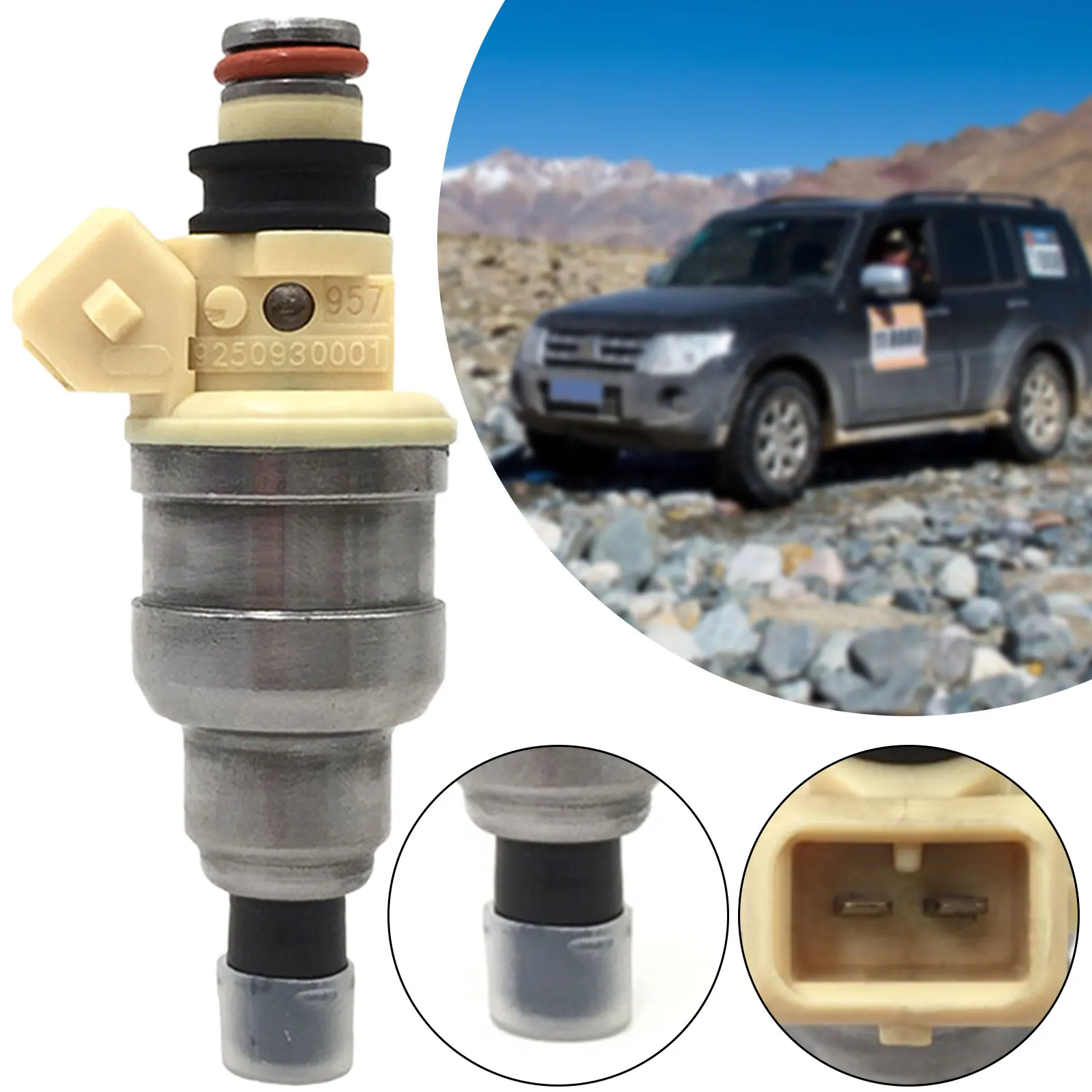 2/4 قطعة فوهات حقن الوقود المعدنية عالية الأداء محرك حقن الوقود فوهة العرض التلقائي #5