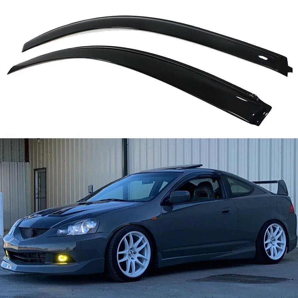 

For 2002-2006 Acura RSX 2 Door Coupe DC5 Type-S Window Visors Vent Rain 2pcs