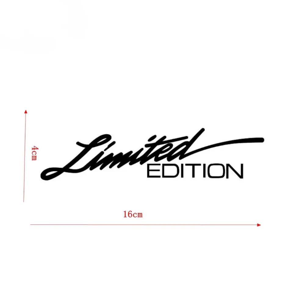 Car 3D LIMITED EDITION Creative Vinyl Sticker Window Sticker Car-styling Decoration Reflective Laser Decal For Car Accessories