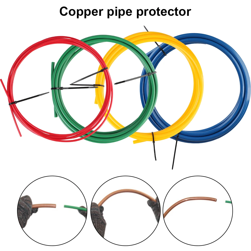 Copper Tube Protector Pipe Flaring Tool 4Pcs/Set CT-205 Air Conditioner No Deformation Wire Protection Refrigeration Tools