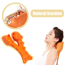 Cervical Traction Device Neck Stretcher Massager for Neck Pain Shoulder Stretcher Trigger Point Massager Tool Neck Relief Device