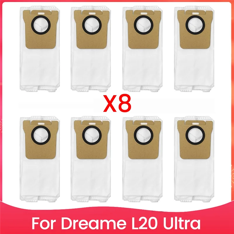 【Must-Haves】Kit di accessori di ricambio per sacchetti per aspirapolvere robot Dreame L20 Ultra