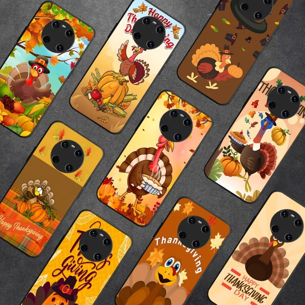 Thanksgiving Day Phone Case For Huawei Y9 6 7 5 Prime Enjoy 7s 7 8 Plus 7a 9e 9plus 8E Lite Psmart Shell