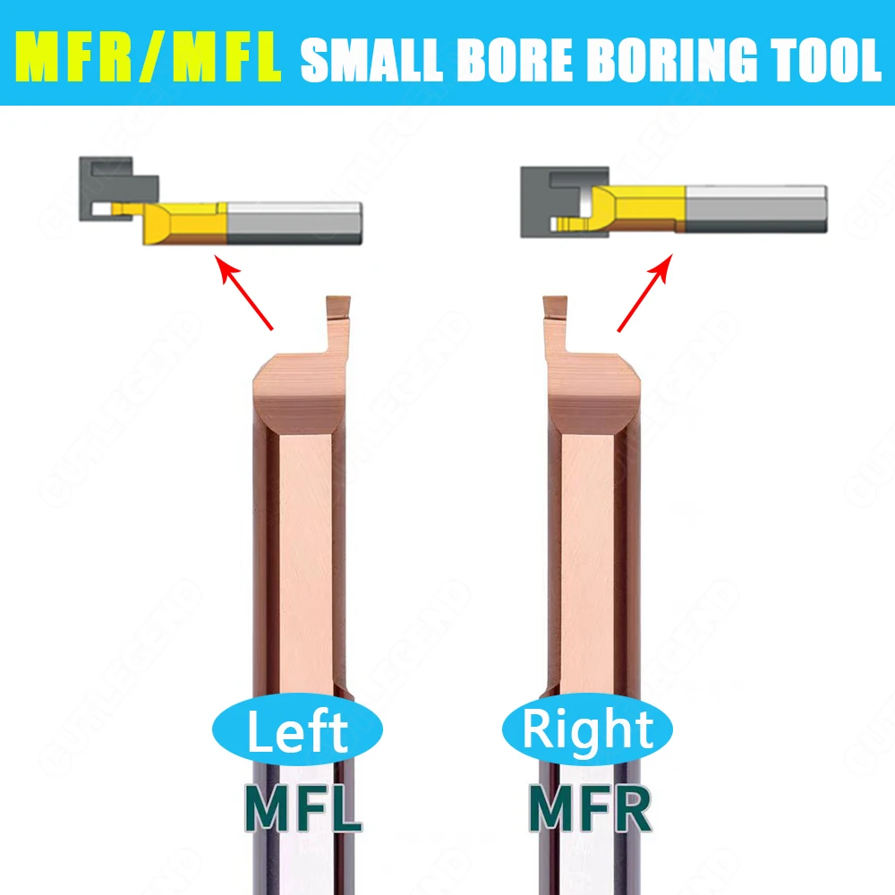 MFR MFL Small Hole Internal Boring Tool MFR4 MFR5 MFR6 MFR8 MFL6 MFL8 B0.5 B0.75 B1.5 B2.5 B3  L15 L22 Carbide Tool Boring Bar