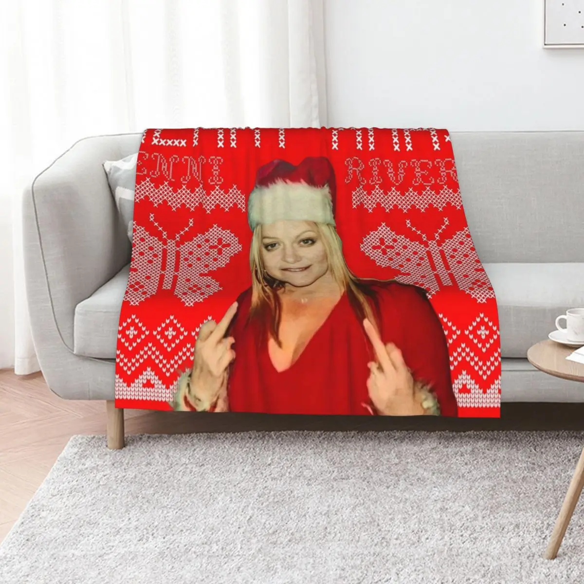 Merry Xmas Jenni Rivera Throw Blanket anime Personalized Gift Cute Soft Plush Plaid Hairy Large Blankets