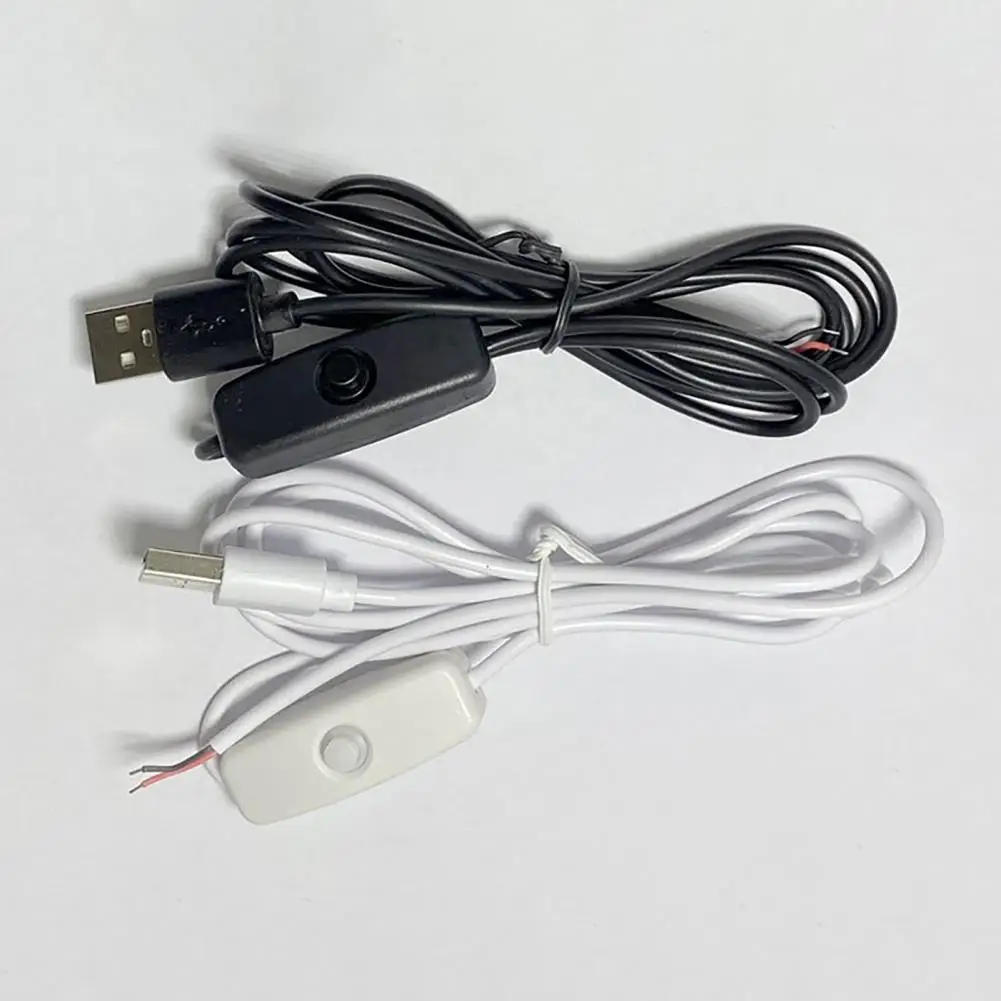 LED Light Toggle Power Supply Cable Light Switching Power Cord Insulated Plug Play LED Lamp USB Extension Switching Power Wire