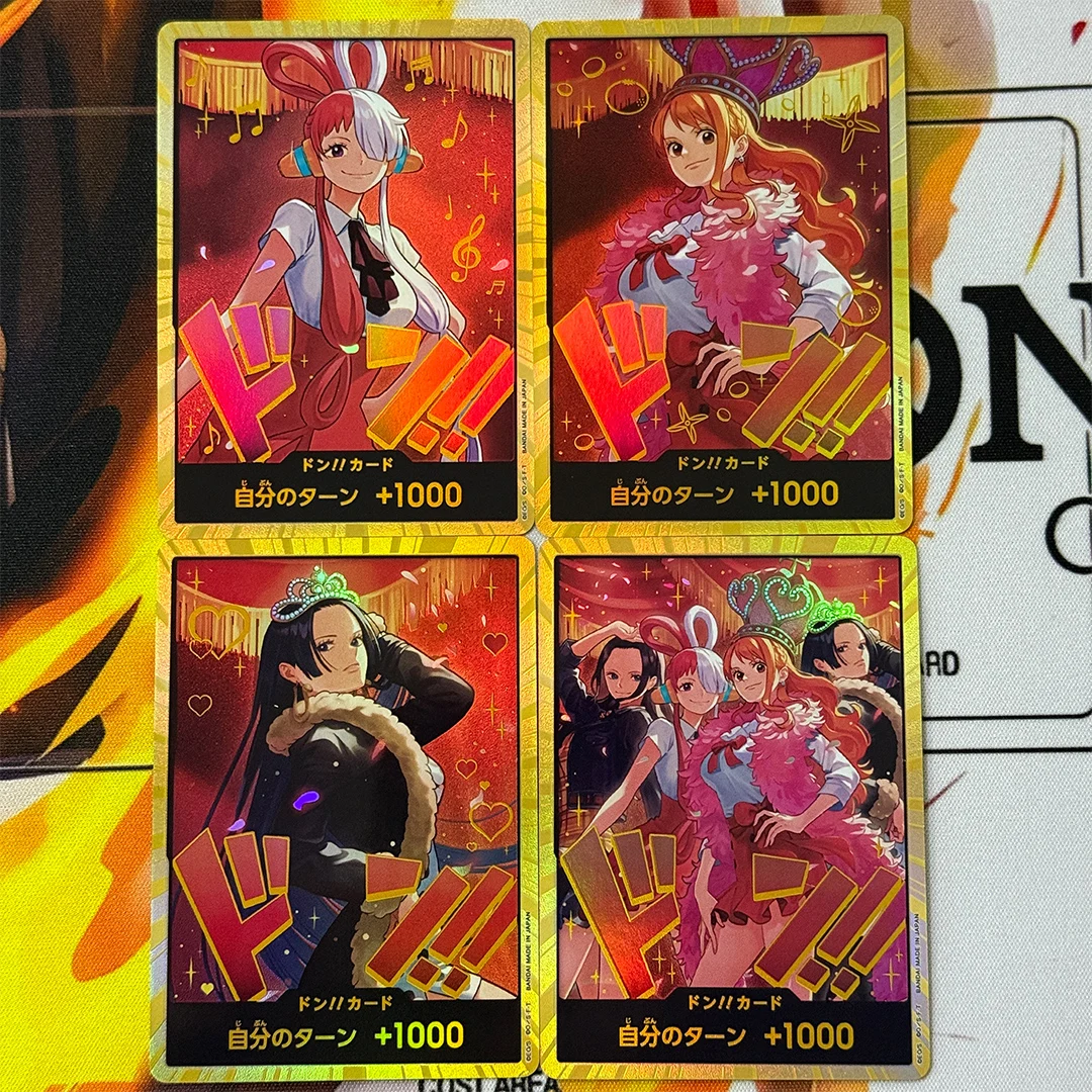 10 Pezzi Diy Proxy One Piecec Don!! Carta: Robin, Uta, Nami E Hancock - Edizione Speciale Super Parallel Heroines