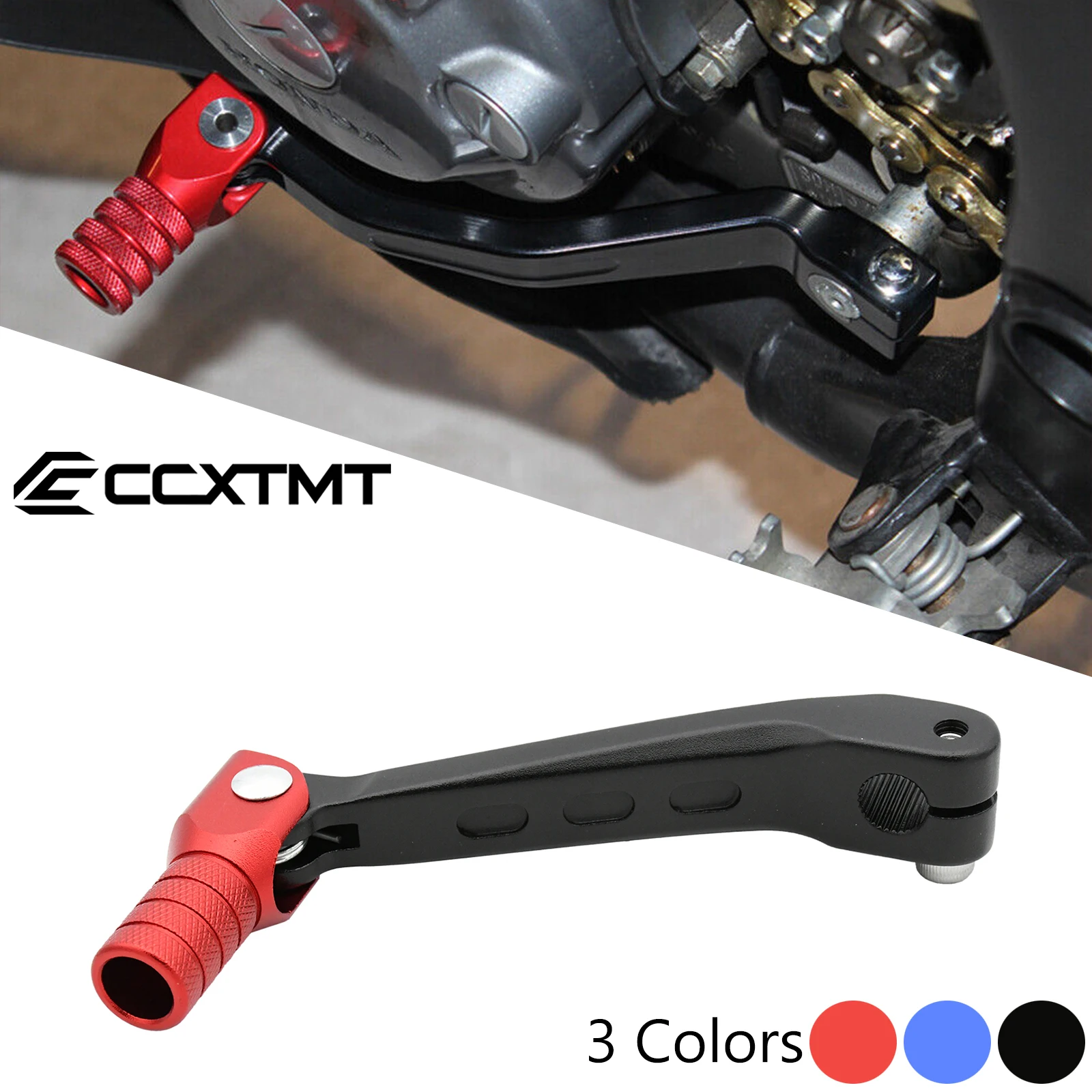 Motorcycle CNC Aluminum Folding Gear Shift Lever For Honda CRF 150F 230F CRF150F CRF230F 2003 2004-2017 Motocros Universal Parts
