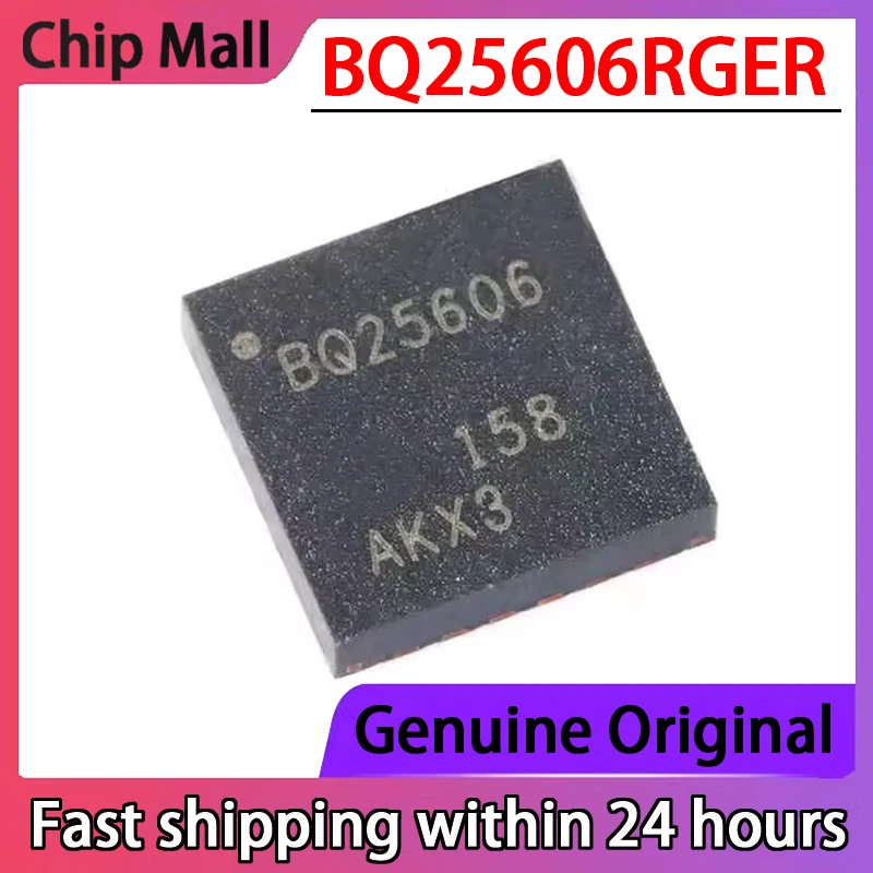 5PCS New Original BQ25606RGER BQ25606 VQFN-24 Single Cell 3A Fast Charger Chip