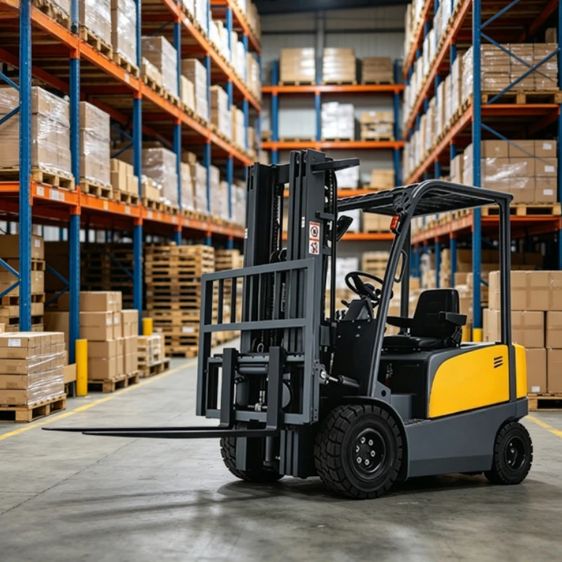 1.5/2/2.5/3T Light Duty Mini Electric Walk Forklift Small Factory Household Warehouse Small Box Cargo Stacking Lifter Machine