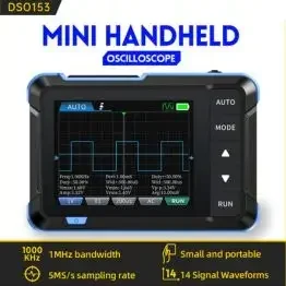 DSO153 2in1 Digital Portable Oscilloscope Signal Generator 1MHz Bandwidth 5MSa/s Sampling Rate for Electronics Repair