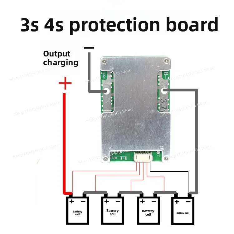 3-7S Li-ion BMS with High Current Balancing, 3.7V Protection Board for Safe DIY Battery Pack Assembly and Power Tool Repair
