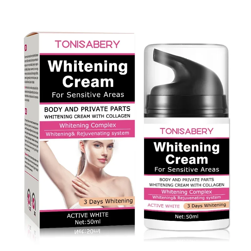 Armpit Whitening Cream Skin Lightening Bleaching Cream For Underarm Elbow Knees Dark Remove Legs Whiten Intimate Body Lotion