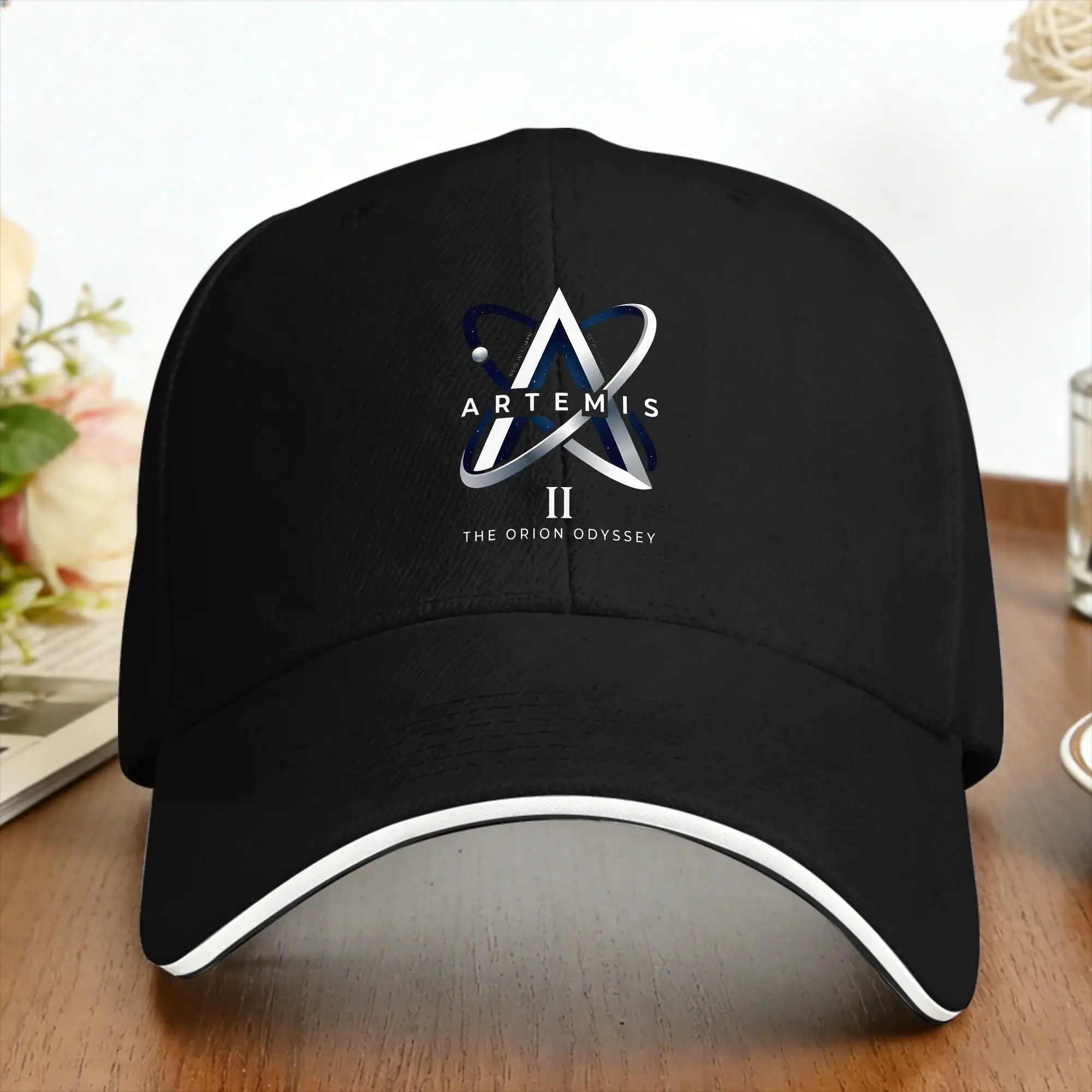 Artemis II Space  Baseball Cap  Summer Casual Trucker Hat For Women Tennis Skate Sun Snapback Cap