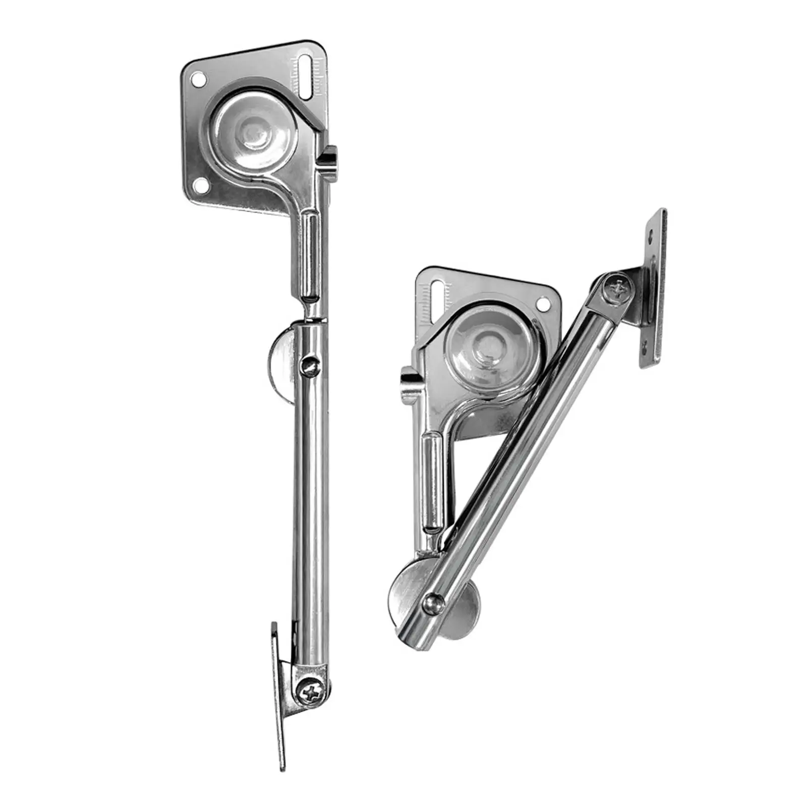 2Pcs Cabinet Door Hydraulic Support Hinge 100 Degree Open Zinc Alloy Spare Parts Soft Close for Wardrobe Doors Professional