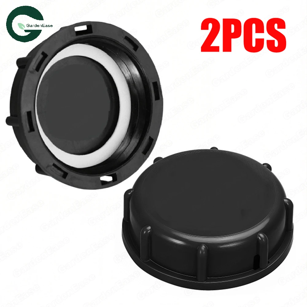 2Pcs IBC Water Tank Cover Lid Cap Valve Parts  S60X6 Coarse Threaded Cap Garden  Watering Irrigation Connector Universal Fitting