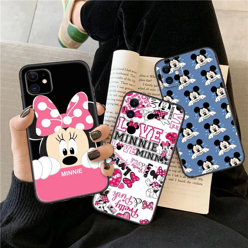 F27 Cartoon Mickey Mouse Soft Case Voor Samsung A03 A50 A51 A52 A52 A53 A6 A7 A8 Plus A9 A70 A71 A71 A72 A73 A81 A82 A91 M20 M 30 M 30 M 30S M51