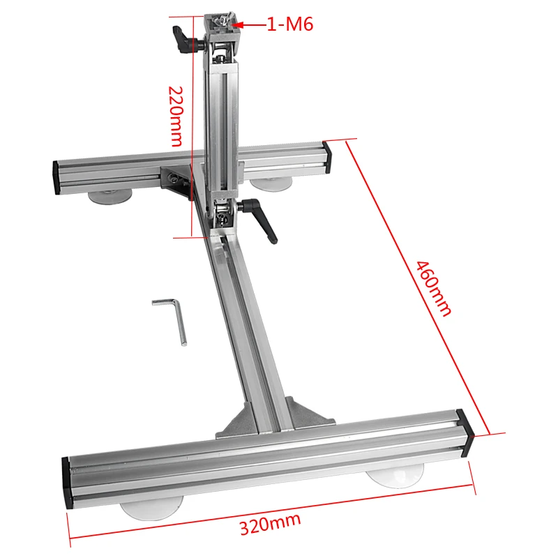 DIY Linear Actuator Simple Bracket Adjustable Angle Linear Reciprocating Motor Bracket Accessories With Suction Cup