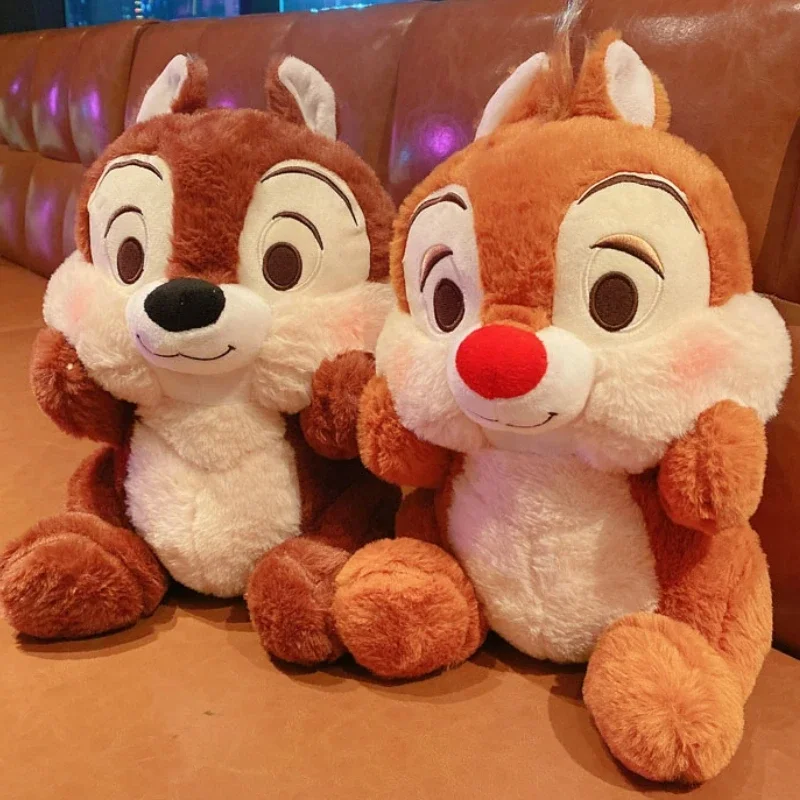 30/60cm Disney Chip And Dale Pluszowa zabawka Wypchane wiewiórki Piękne pluszowe anime Miękka poduszka do przytulania Śpiąca dziewczynka Dziecko