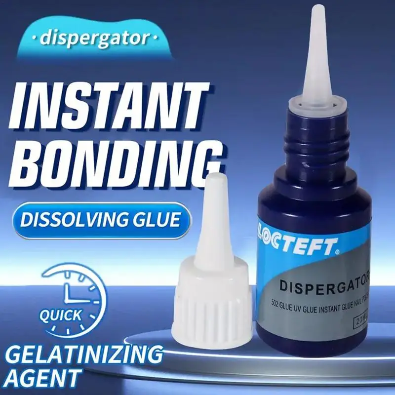 น้ำยาล้างกาวเล็บเจลยูวี20มล. อุปกรณ์กำจัดกาวบนพื้นผิวปลอดภัยน้ำยาทำความสะอาดกาวลอกออกได้อย่างปลอดภัยสติ๊กเกอร์ติดฉลากเล็บปลอมอะคริลิก