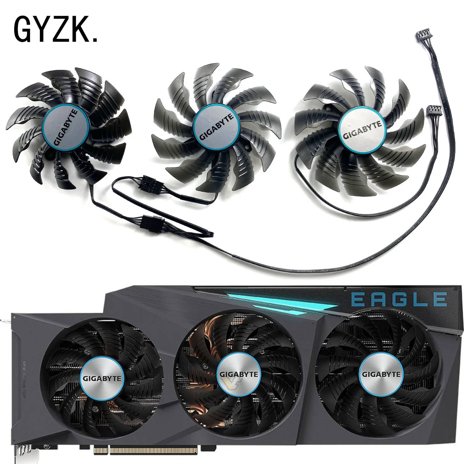 New For GIGABYTE GeForce RTX3080 3080ti 3090 EAGLE Graphics Card Replacement Fan