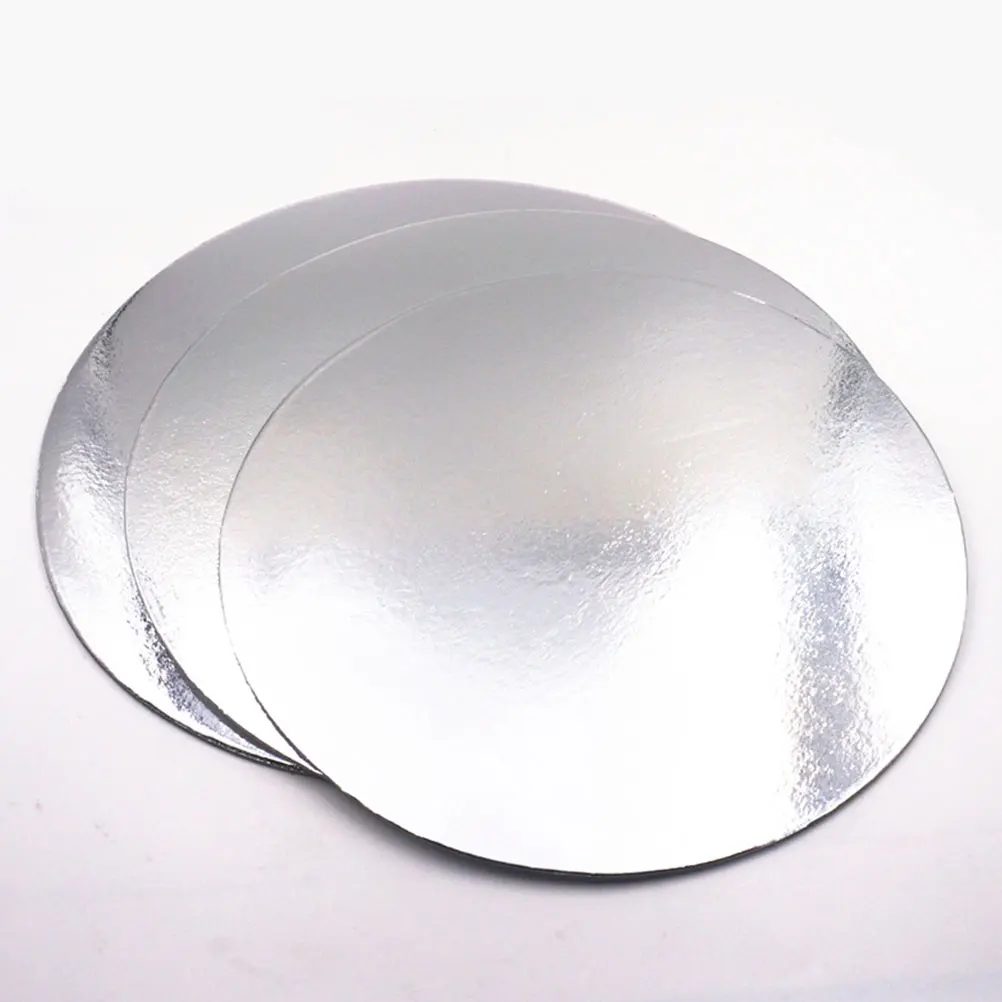 

10PCS Round Cake Board Lightweight Paper Circle Base for Cake Decorating Supplies Presentation Thick Cardboard