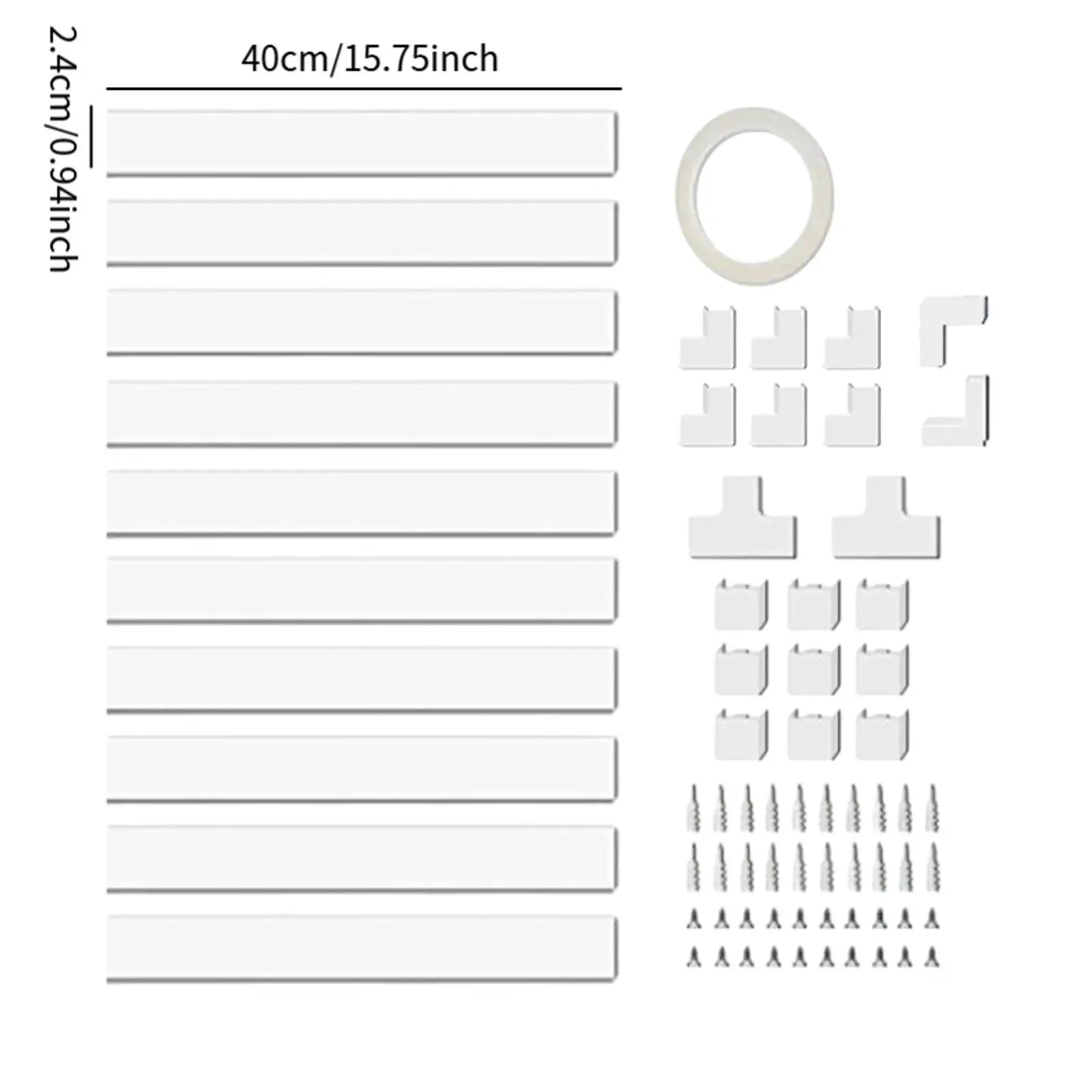Wire Cord Cover Raceway Multipurpose Cable Raceway Kit for Cable Management