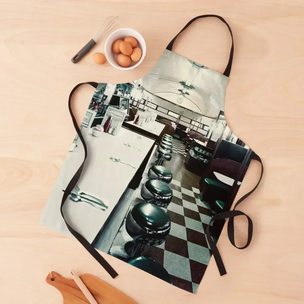 

Retro American Diner 1950s Apron Chef jacket men Men's Kitchen Kitchen And Household Goods Apron