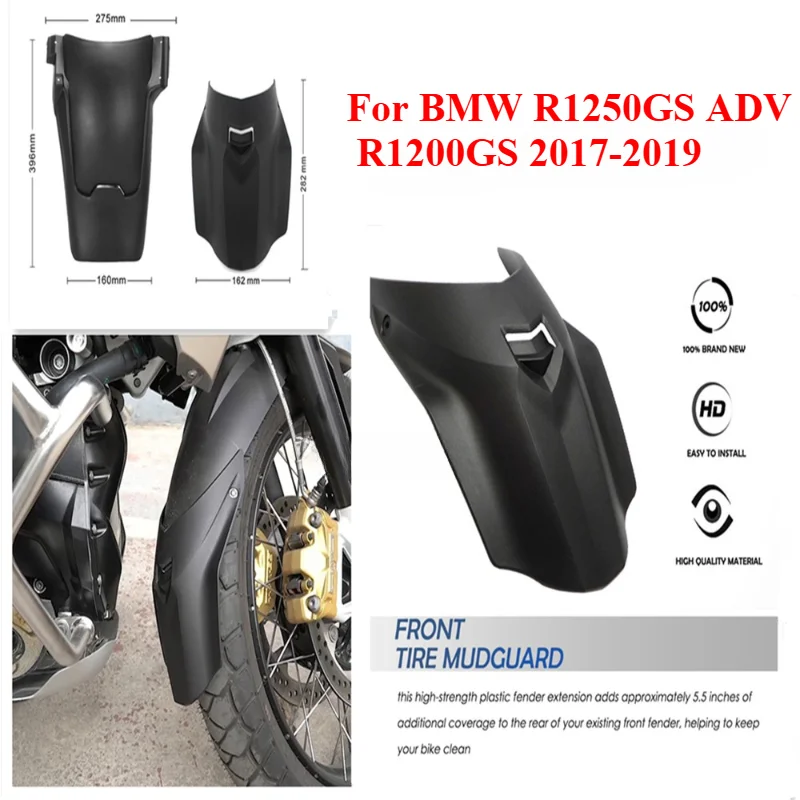 

For BMW R1250GS ADV R1200GS 2017-2019 Waterfowl Modified Front Extended Fenders, Rear Fenders, Motorcycle Accessories