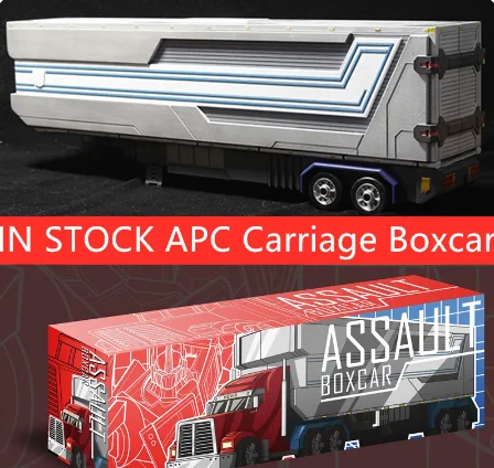 ใหม่ในสต็อก APC ของเล่น Assault Boxcar OP Commander Carriage Action Figure ของเล่นกล่องสต็อก