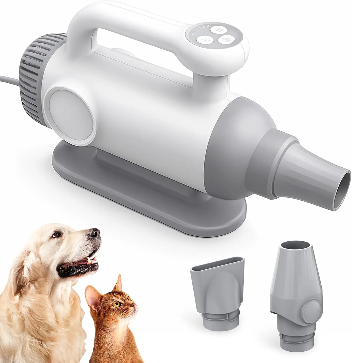 Novelty Designed Cat Grooming Eco-Friendly Pet Dryer 4 Brushless Motor Variable Speed 110-240V Universal Pet Water Blower