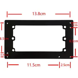 New Desktop ATX Power Supply Baffle Computer Small Chassis SFX Power To Bracket MATX Conversion Frame Black Silver