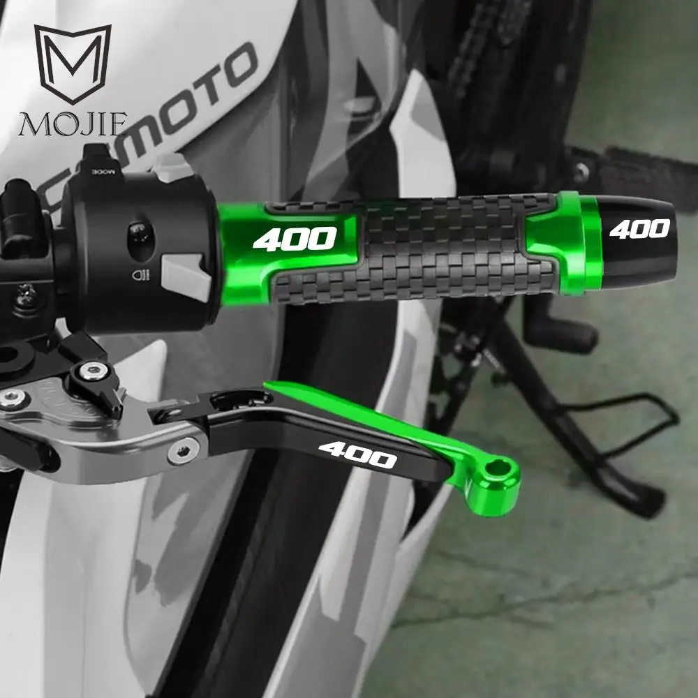 NINJA 400 2022 2021 Universal Handlebar Grips Bar Ends Cap Counterweight Plug Slide For KAWASAKI NINJA400/400R 2018-2020 2019