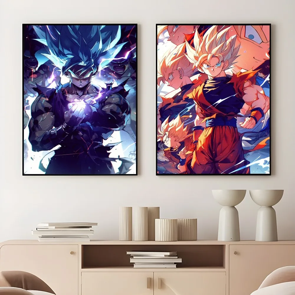 1pc Anime D-DragGn B-Ball Cool Poster Sticky Wall Art Printing Waterproof Home Living Bed Room Bar Aesthetic Decor