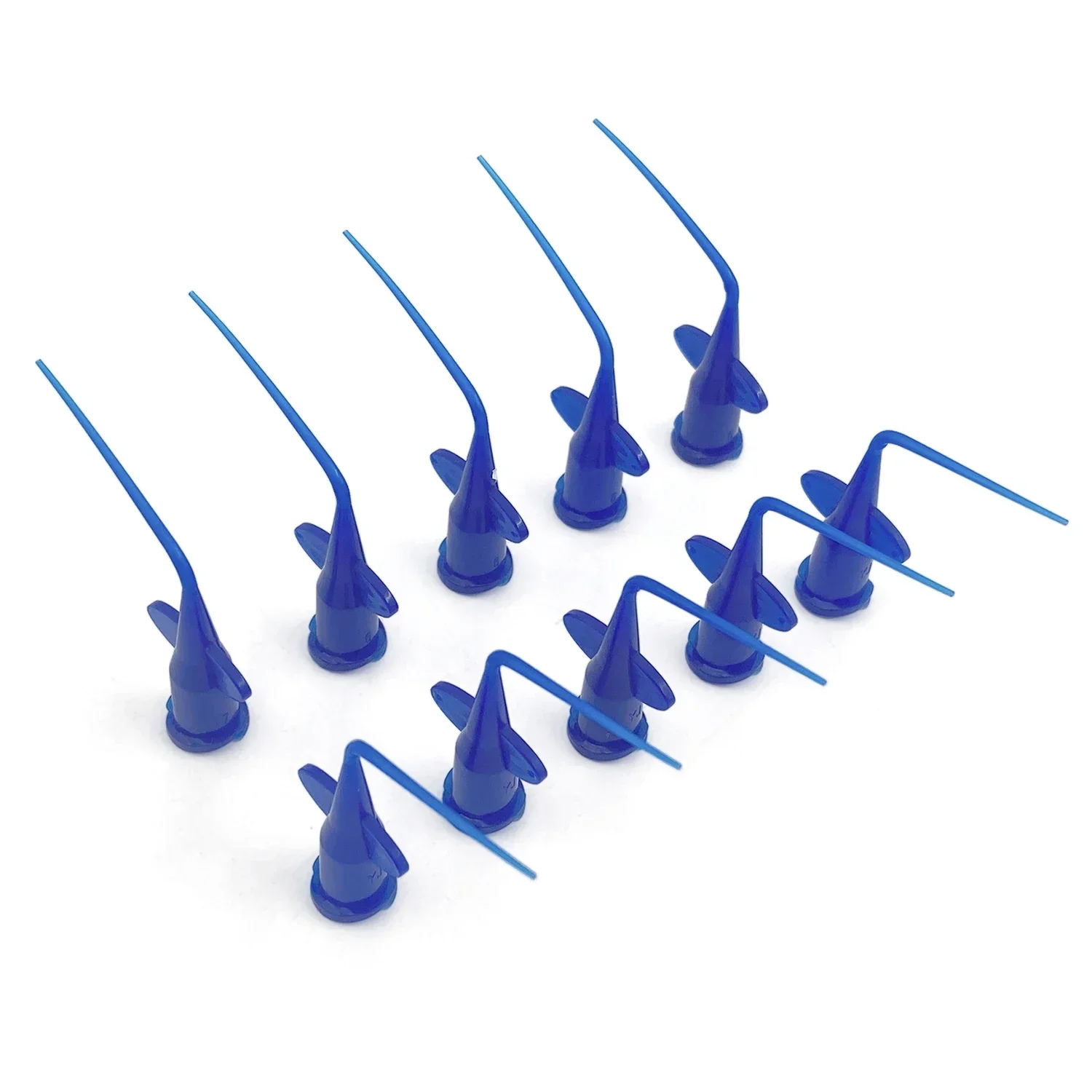 SYNI-Seringa de plástico descartável para clareamento dos dentes, Irrigação Rinse Tip, Medicina Injeção Dentária, 100pcs