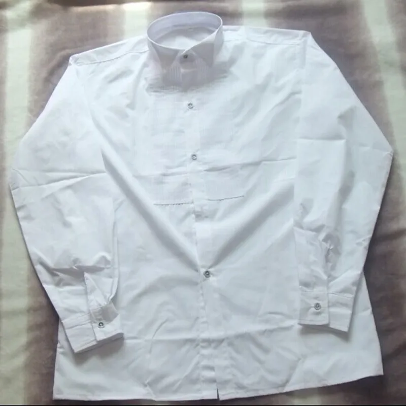 New Arrival 3 Styles Groom Tuxedos Shirts Best Man Groomsmen White Men Wedding Shirt A10000