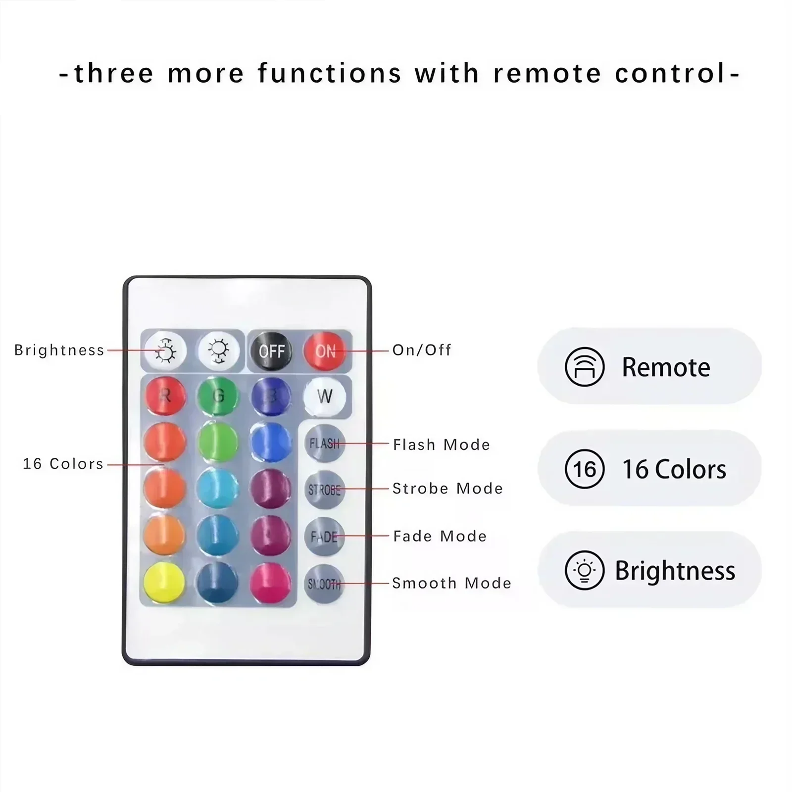 المحيط موجة أورورا كشاف ضوء 16 ألوان ديناميكية الدورية لهب كريستال مصباح مع جهاز التحكم عن بعد RGB عكس الضوء لديكور غرفة المعيشة #5