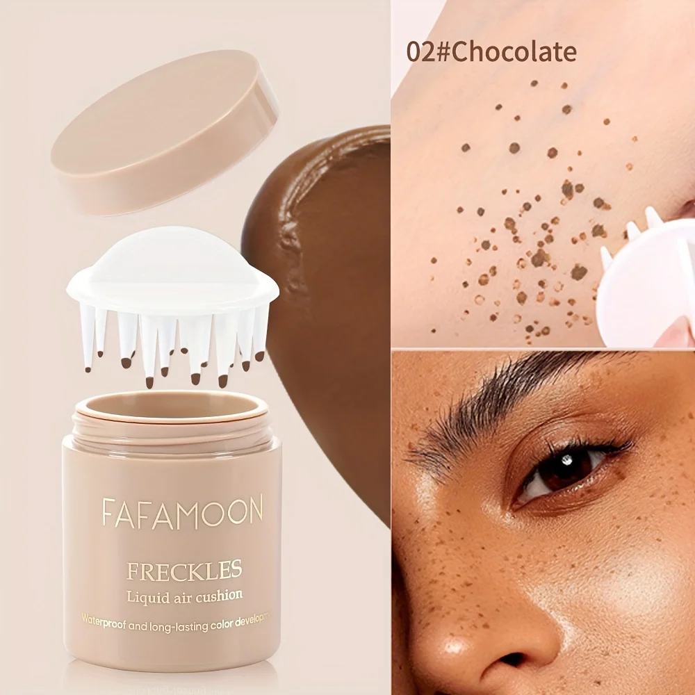 ナチュラルでリアルなソフトブラウンナチュラルヌードメイクアップそばかすペン、スポット除去用、防水ドットフェイスボディペイントペン