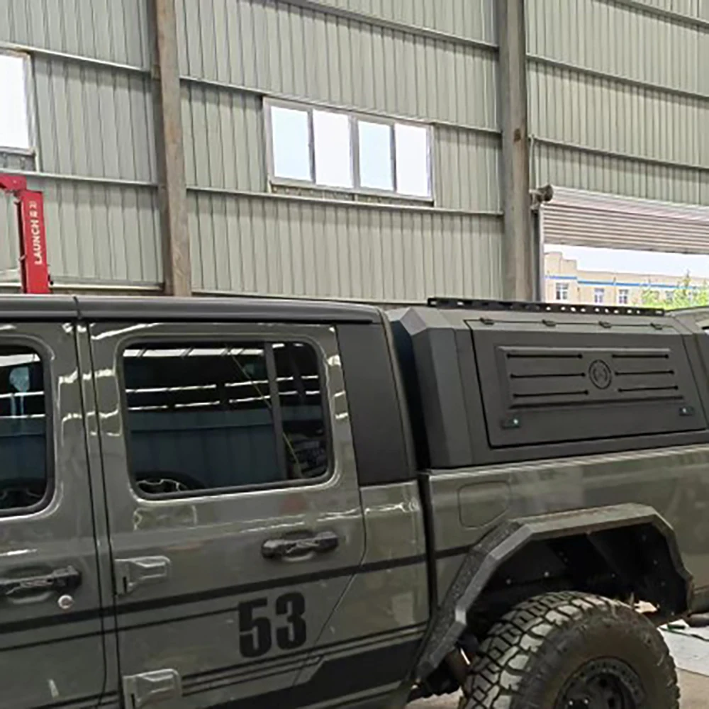

High Quality Aluminum Alloy Waterproof Foldable Off-Road Pickup Hardtop Cargo Bed Cover for Gladiator Rubicon Truck