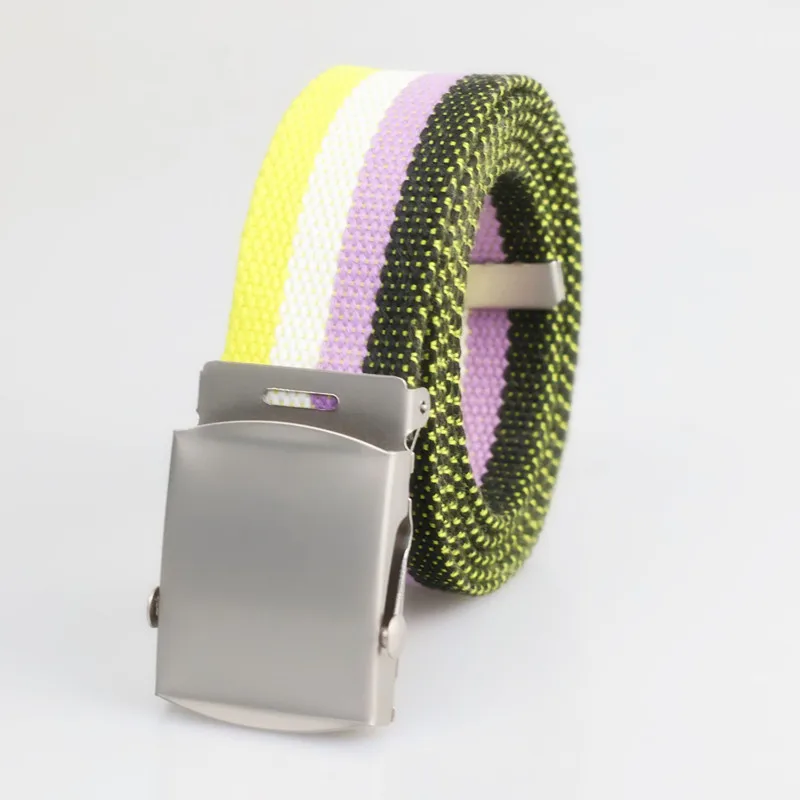 3,8 cm Neuer Herren-Canvasgürtel für Outdoor-Aktivitäten, verschleißfest, atmungsaktiv, mit Metallschnalle, Unisex-Gürtel, Jugend-Camouflage-Sportgürtel – Detail 7
