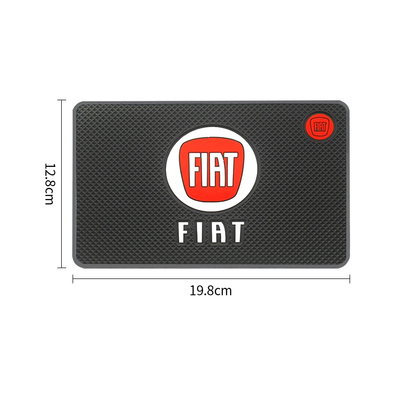 Car Universal Dashboard Non Slip Pad Phone Storage Anti-skid Mat For Fiat 500 500x Ducato Grande Punto Panda Pondo Palio Seicent