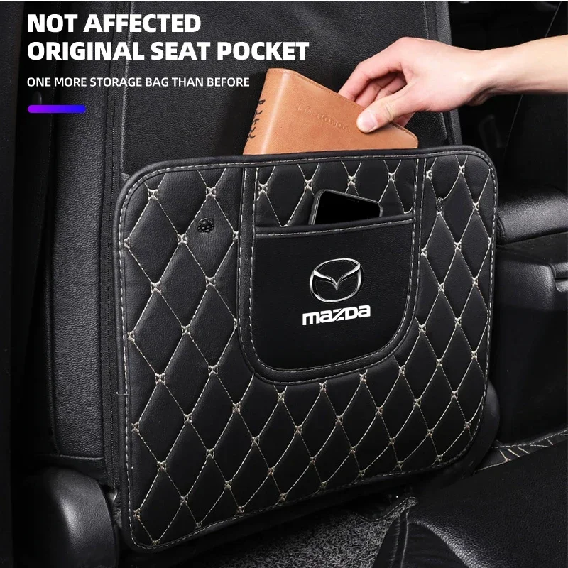 1Pcs For Mazda CX60 CX-60 CX 60 2022 2023 2024 Car Accessory Car Seat Anti Kick Pad Anti Dirty Mat For Kid Interior Auto Styling