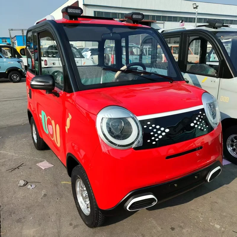Letron Cheap Car 2 4 Wheels 5 Seats 1000W AC Burglar Alarm 300km Range Adjustable Speed 60km/h Adults 100Ah