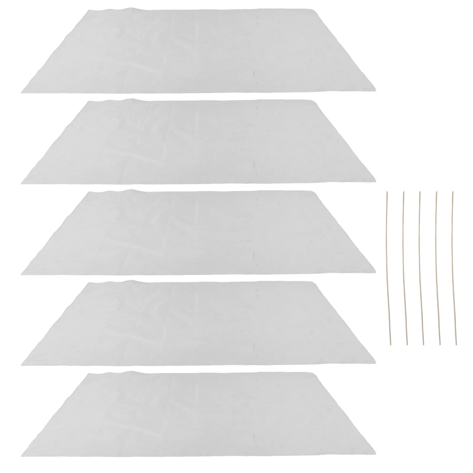 مجموعة واحدة من قماش الطائرة الورقية ذاتية الصنع، أعواد فارغة، تصميمات إبداعية سهلة التجميع مثالية للأنشطة العائلية والهدايا، مجموعة صنع الطائرات الورقية