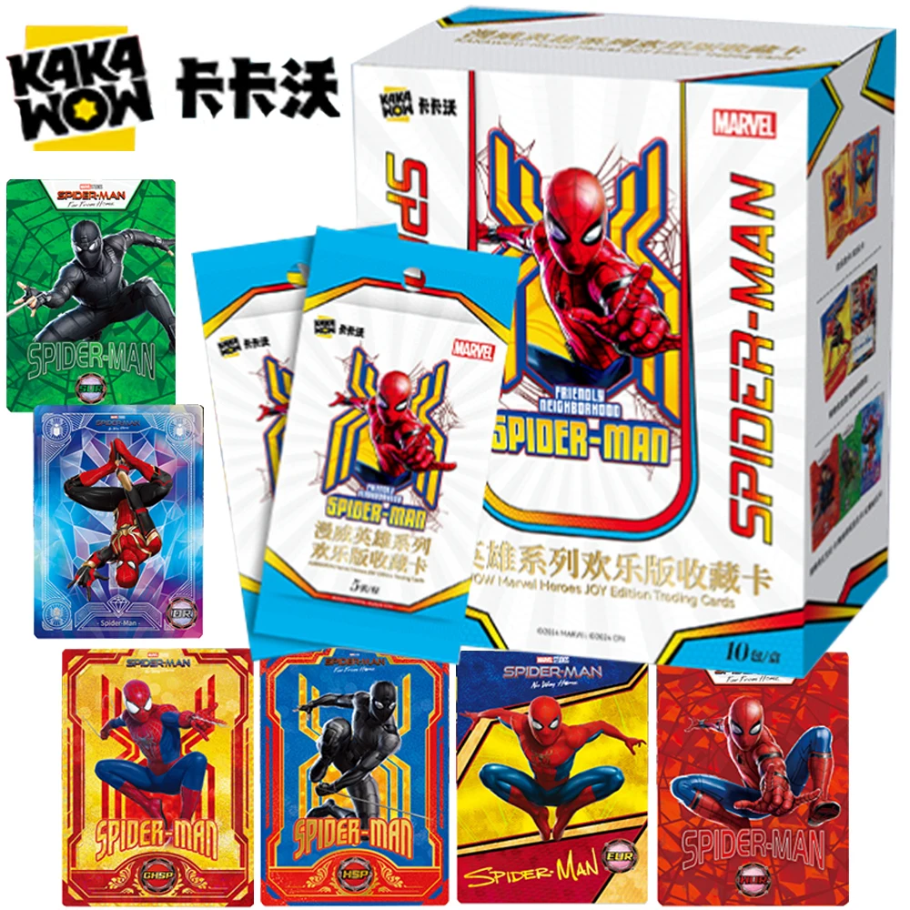 Kakawow Wholesale Marvel Spider-Man Card For Child Classic Movies Exquisite Poster Rare Limited Game Collection Card Kids Gifts