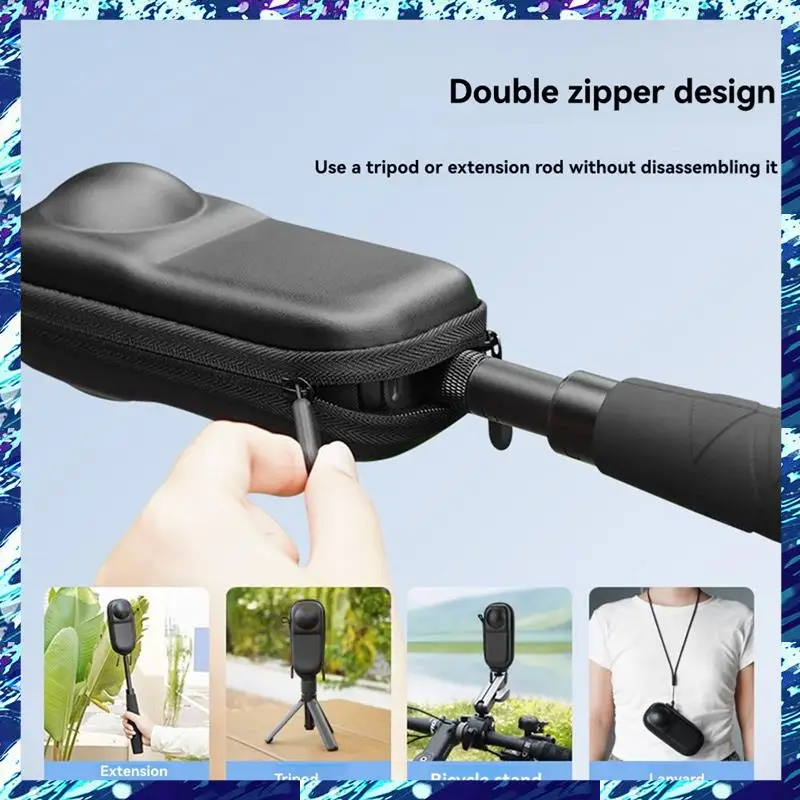 CEA For Insta360 X5 Photography Accessorise Panoramic Camera Mini Bag Lens Cap Camera Accessories Kit