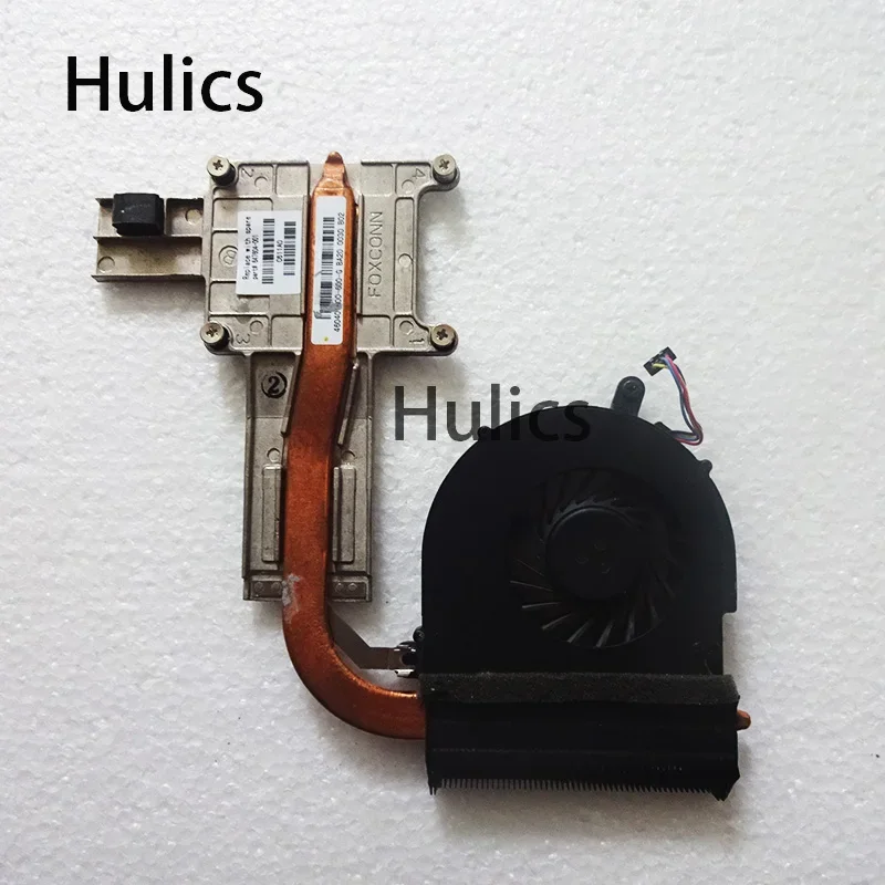 

Hulics б/у 647604 -001 Радиатор для ноутбука HP ProBook 6560B 8560P, охлаждающий вентилятор радиатора процессора и графического процессора