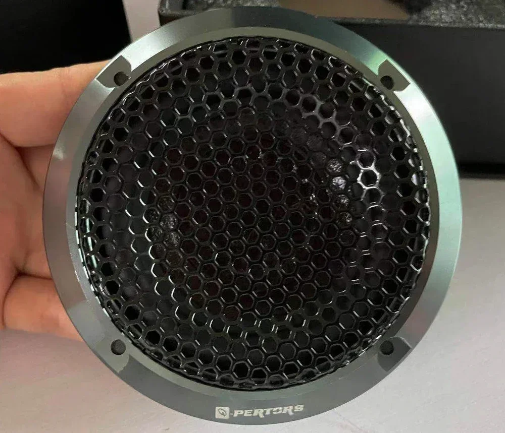 2PCS Car Audio Center 3.5\'\' Inch 3 Inch Midrange Speaker Three-way Speaker Car QP Center Speaker Titanium Color