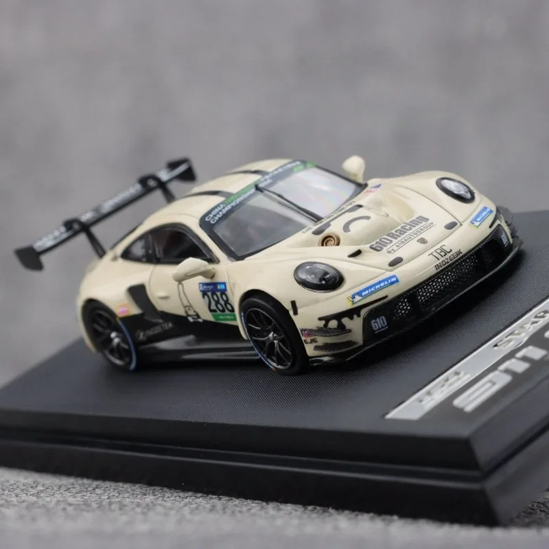 STAR RACE SR 1/64 911 GT3 R #288 Alloy Motor Vehicle Toy Die-casting Metal Model Collection Boy Christmas Gifts
